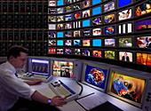 Television control room