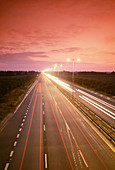 Motorway at twilight