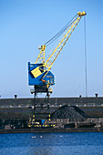 Crane for loading coal