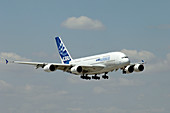 Airbus A380 landing