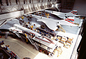 Concordes undergoing maintenance