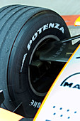 Formula One car brake duct