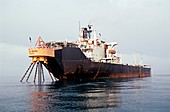 Oil storage tanker