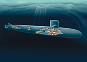Research submarine