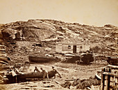 Whaling camp,Canada,1864
