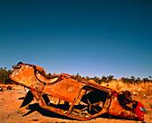 Old rusted car,Australia