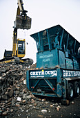 Recycling of construction waste