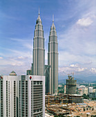 Petronas Towers,the world's tallest skyscraper