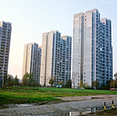 Residential tower blocks