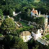 Portmeirion,aerial photograph