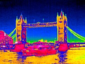 Tower Bridge,UK,thermogram
