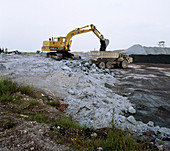 Cement works demolition