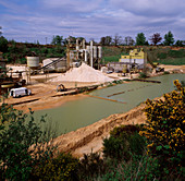 Sand quarry