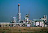 External view of a chlor-alkali chemical factory