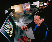 Operators in drug manufacture control room
