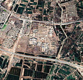 Abu Ghraib prison,Iraq,satellite photo