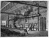 19th century production of coal gas
