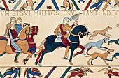 Bayeux Tapestry: William the Conqueror hawking