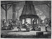 19th century glassmaking