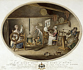 Domestic textile industry,1782