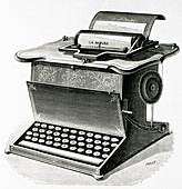 Early typewriter