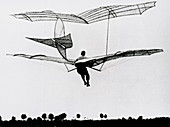 The German glider pioneer Otto Lilienthal