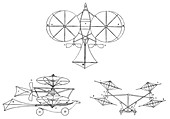 Cayley's aerial carriage,1843