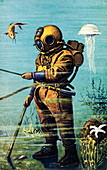Early 20th century diver