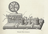 Morse's telegraph receiver
