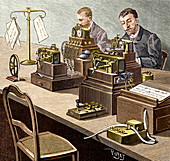 Wheatstone telegraph system