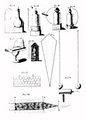 Artwork of Franklin's electrical equipment