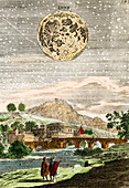 Early map of the Moon,1635