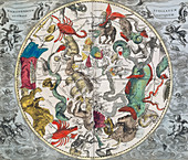 Ancient southern constellations,1708