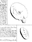 19th century drawings of Moon craters