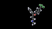 Prozac molecule Fluoxetine