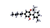 THC molecule from marijuana