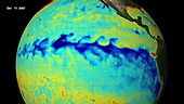 La Nina sea surface temperatures