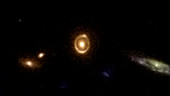 Zoom into gravitational lens 0038+4133
