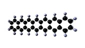 Heptacene molecule