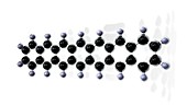 Heptacene molecule