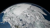 North Pole Sea Ice 1990-1999