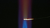 Flame test detecting barium