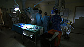 Nurses and Doctors watching operation
