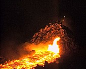Mt Etna lava flow