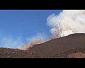 Eruption on Mt Etna