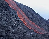 Mt Etna lava flow