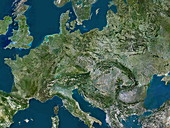 Vienna, satellite view