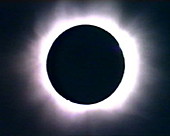 Solar eclipse and solar flares
