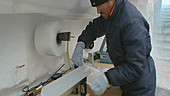 Packing ice core, Antarctica