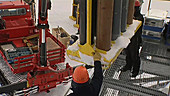 Nodwell mobile crane at CASLAB, Antarctic